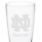 Notre Dame 20oz Pilsner Glasses - Set of 2 Shot #3