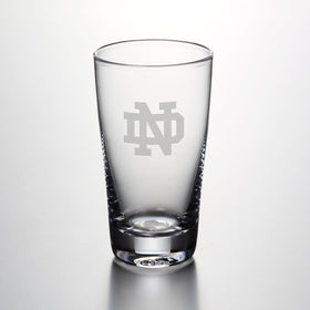 Notre Dame Ascutney Pint Glass by Simon Pearce Shot #1