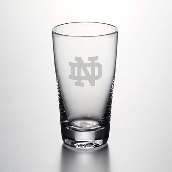 Notre Dame Ascutney Pint Glass by Simon Pearce Shot #1