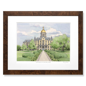 Notre Dame Campus Print- Limited Edition, Large Shot #1