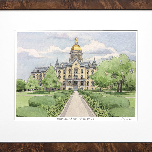 Notre Dame Campus Print- Limited Edition, Medium Shot #2
