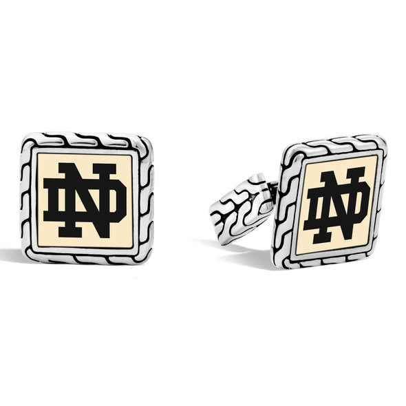 Notre Dame Cufflinks by John Hardy with 18K Gold Shot #2