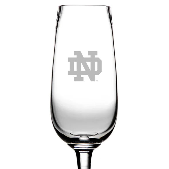 Notre Dame Flute Glasses by Simon Pearce Shot #2