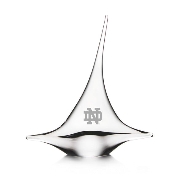 Notre Dame Glass Sailboat by Simon Pearce Shot #1