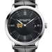 Notre Dame Men's Baume et Mercier 40mm Classima Quartz Watch with Black Dial & Black Leather Strap