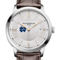Notre Dame Men's Baume et Mercier 40mm Classima Quartz Watch with Silver Dial & Dark Brown Leather Strap Shot #1