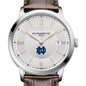 Notre Dame Men's Baume et Mercier 40mm Classima Quartz Watch with Silver Dial & Dark Brown Leather Strap Shot #1