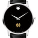 Notre Dame Men's Movado Museum with Leather Strap