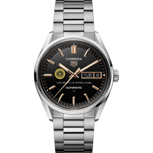 Notre Dame Men's TAG Heuer Carrera Day-Date Automatic with Black Dial Shot #2