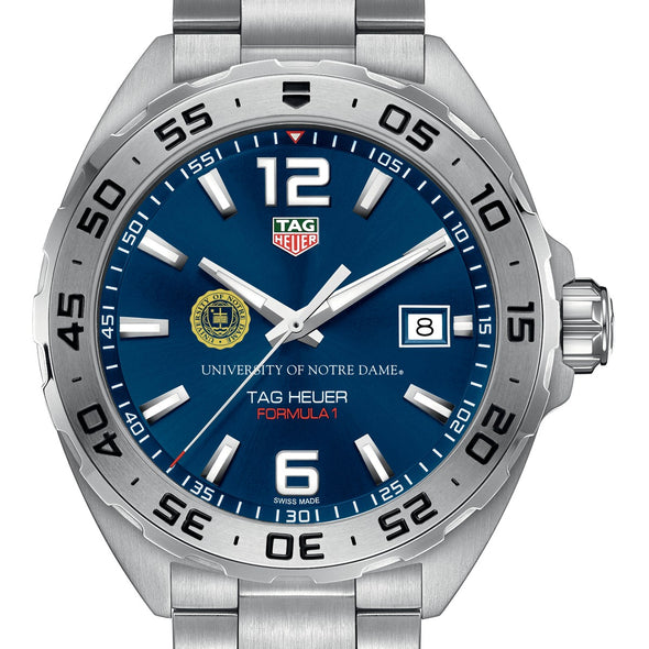 Notre Dame Men's TAG Heuer Formula 1 with Blue Dial Shot #1