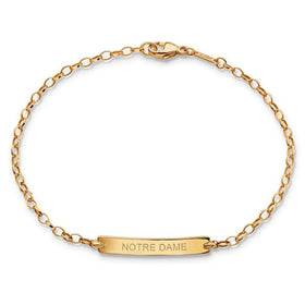 Notre Dame Monica Rich Kosann Petite Poesy Bracelet in Gold Shot #1