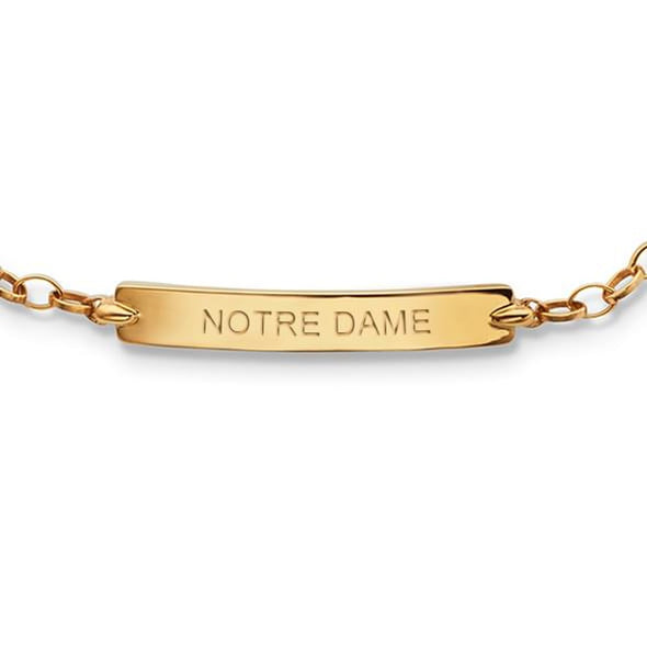 Notre Dame Monica Rich Kosann Petite Poesy Bracelet in Gold Shot #2