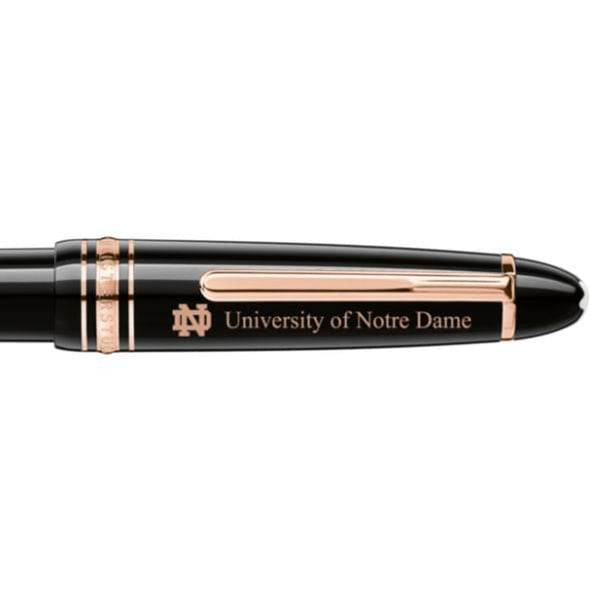 Notre Dame Montblanc Meisterstück LeGrand Ballpoint Pen in Red Gold Shot #2