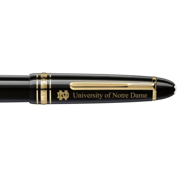 Notre Dame Montblanc Meisterstück LeGrand Rollerball Pen in Gold Shot #2