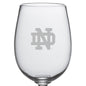 Notre Dame Red Wine Glasses by Simon Pearce Shot #2
