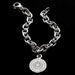 Notre Dame Sterling Silver Charm Bracelet