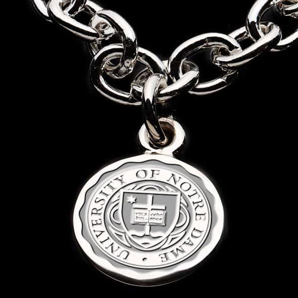 Notre Dame Sterling Silver Charm Bracelet Shot #2