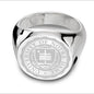 Notre Dame Sterling Silver Round Signet Ring Shot #2
