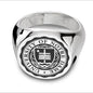 Notre Dame Sterling Silver Round Signet Ring Shot #1