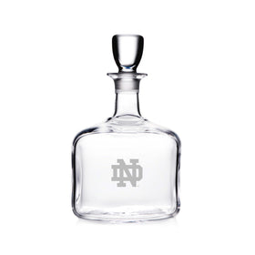 Notre Dame Whiskey Decanter by Simon Pearce Shot #1