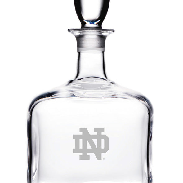 Notre Dame Whiskey Decanter by Simon Pearce Shot #2