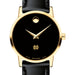 Notre Dame Women's Movado Gold Museum Classic Leather