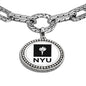 NYU Amulet Bracelet by John Hardy with Long Links and Two Connectors Shot #3
