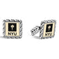 NYU Cufflinks by John Hardy with 18K Gold Shot #2