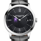 NYU Men's Baume et Mercier 40mm Classima Quartz Watch with Black Dial & Black Leather Strap Shot #1