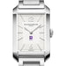 NYU Men's Baume et Mercier 43X27mm Hampton Watch with Silver Dial & Bracelet