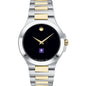 NYU Men's Movado Collection Two-Tone Watch with Black Dial Shot #2