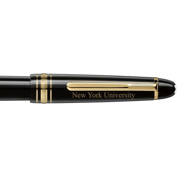 NYU Montblanc Meisterstück Classique Fountain Pen in Gold Shot #2