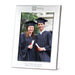NYU Polished Pewter 5x7 Picture Frame