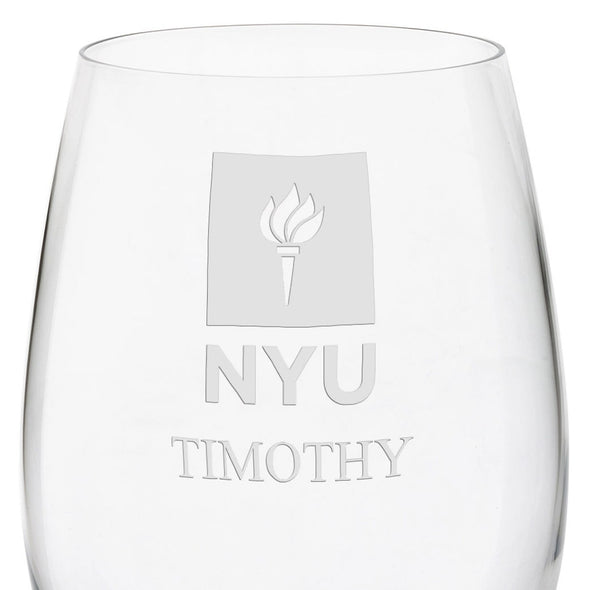 NYU Red Wine Glasses - Set of 4 Shot #3