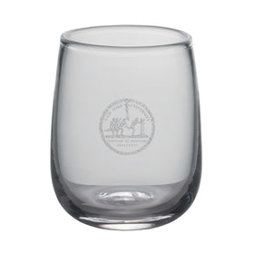 NYU Stemless Tumbler Glasses by Simon Pearce Shot #1