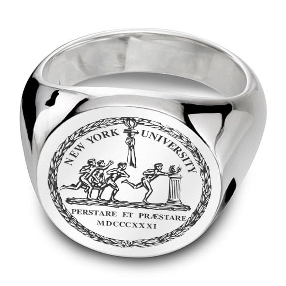 Mens Sterling Silver Monogram Oval Signet Ring By Hurleyburley man |  notonthehighstreet.com