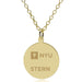 NYU Stern 14K Gold Pendant & Chain