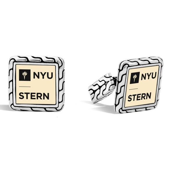 NYU Stern Cufflinks by John Hardy with 18K Gold Shot #2