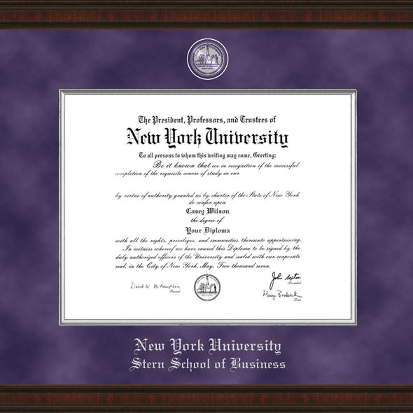 NYU Stern Diploma Frame - Excelsior Shot #2