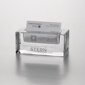 NYU Stern Glass Business Cardholder by Simon Pearce Shot #1