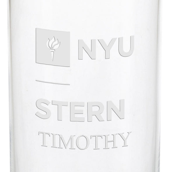 NYU Stern Iced Beverage Glasses - Set of 2 Shot #3