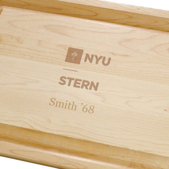 NYU Stern Maple Cutting Board Shot #2