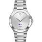 NYU Stern Men's Movado Collection Stainless Steel Watch with Silver Dial Shot #2