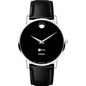 NYU Stern Men's Movado Museum with Leather Strap Shot #2