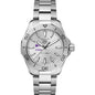 NYU Stern Men's TAG Heuer Steel Aquaracer with Silver Dial Shot #2