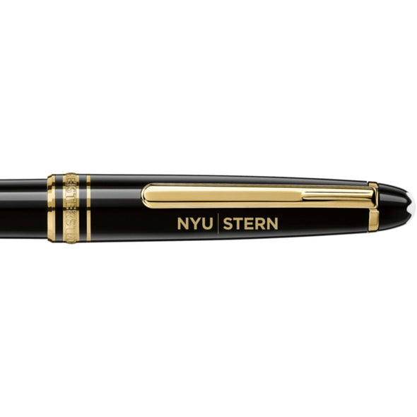 NYU Stern Montblanc Meisterstück Classique Ballpoint Pen in Gold Shot #2