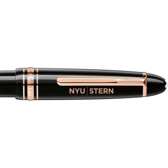 NYU Stern Montblanc Meisterstück LeGrand Ballpoint Pen in Red Gold Shot #2