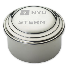 NYU Stern Pewter Keepsake Box Shot #1