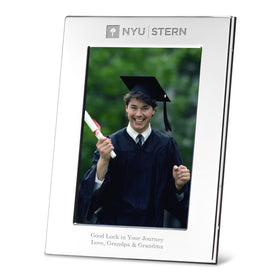 NYU Stern Polished Pewter 5x7 Picture Frame Shot #1
