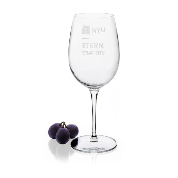 NYU Stern Red Wine Glasses - Set of 2 Shot #1